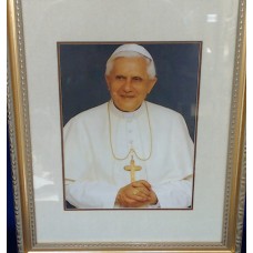 Pope Benedict VI framed print 14x17
